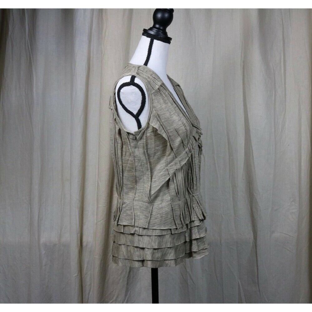 Marc Jacobs Soft Wool Marled Size 2 Layered Ruffle - Picture 3 of 10